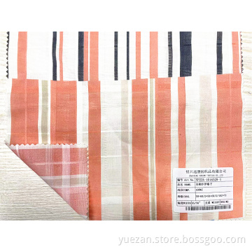 Solid Dyed & Bleached Cotton Jacquard Fabric